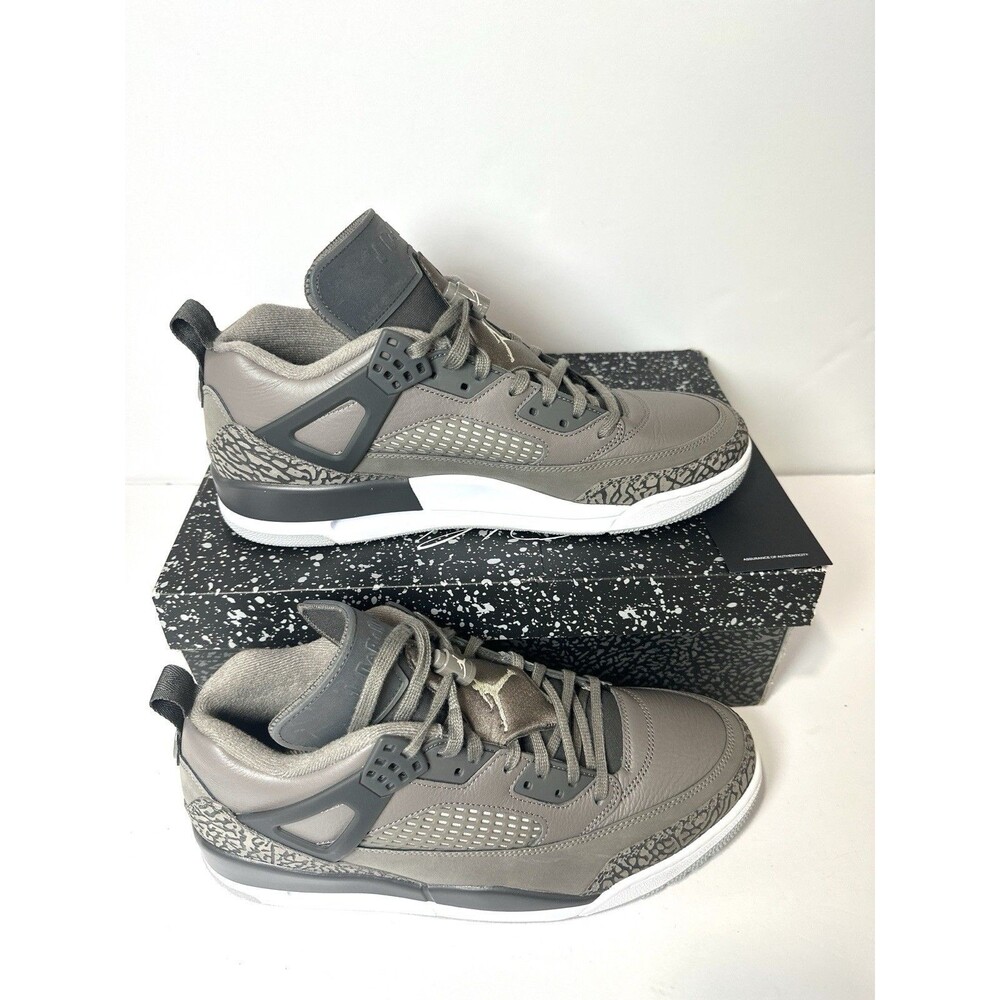 Nike Men's Size 13 Jordan Spizike Low Cave Stone  Anthracite FQ1759 201 New